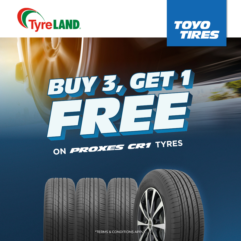 Toyo CR1 4 for 3 promotion